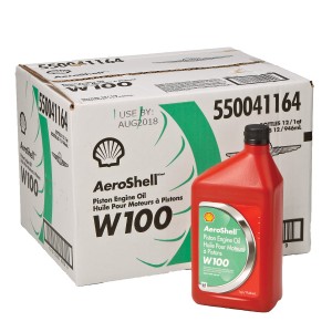 AEROSHELL W100 OIL CASE